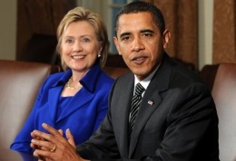 Clinton e Obama