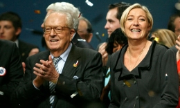 Jean-Marie e Marine Le Pen