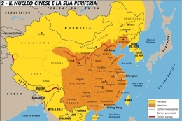 Cartina dello Xinjiang
